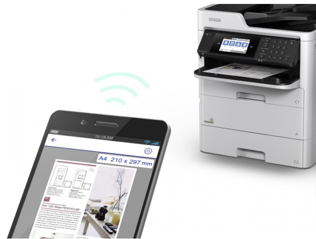 МФУ Epson WorkForce Pro WF-C579RDWF + extra tray - Зображення 5