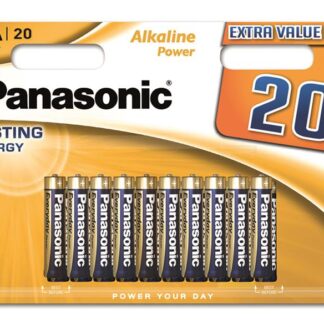 Батарейка Panasonic ALKALINE POWER щелочная AAA блистер, 20 шт.
