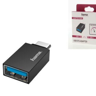 Адаптер Hama OTG USB C - USB 3.2 Black