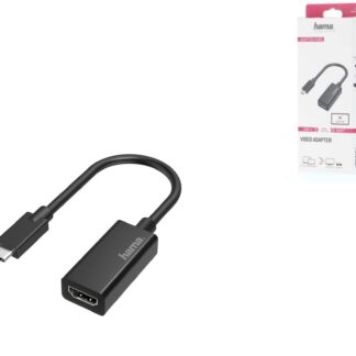 Адаптер Hama USB C - HDMI Ultra HD 4K Black