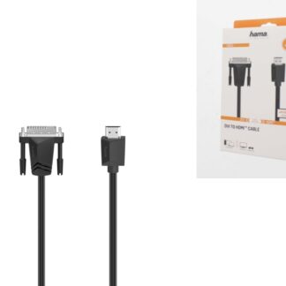 Кабель Hama DVI - HDMI Ultra HD 4K 1.50 m Black
