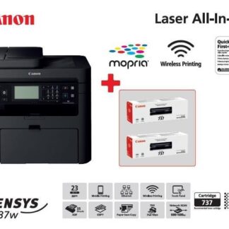 Багатофункціональний пристрій А4 ч/б Canon i-SENSYS MF237w c Wi-Fi (бандл з 2 картриджами)