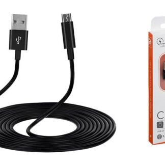 Кабель 2E USB 2.0 - Micro USB Molding Type, 1m, black