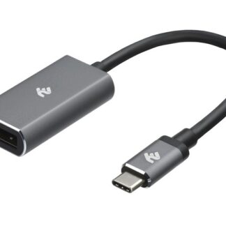 Адаптер 2Е Type-C - DisplayPort, Alluminum, 0.2m