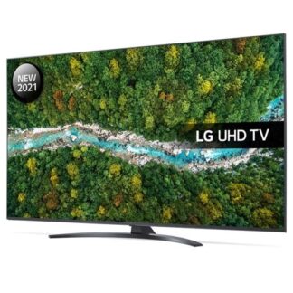 Телевiзор 50" LED 4K LG 50UP78006LB Smart, WebOS, Сiрий