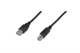 Кабель ASSMANN USB 2.0 (AM/BM) 3m, black