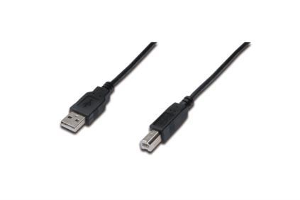 Кабель ASSMANN USB 2.0 (AM/BM) 3m, black