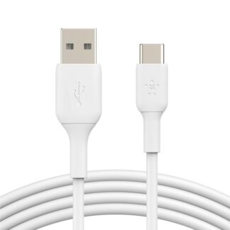 Кабель Belkin USB-A - USB-С, PVC, 3m, white