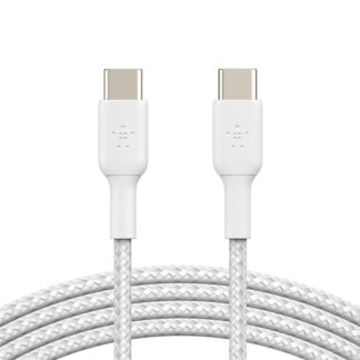 Кабель Belkin USB-С - USB-С, BRAIDED, 1m, white