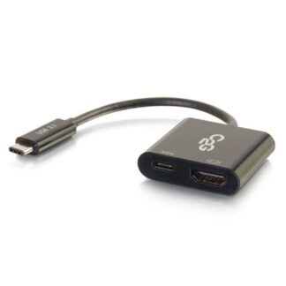 Адаптер C2G USB-C на HDMI USB-C з зарядкою чорний