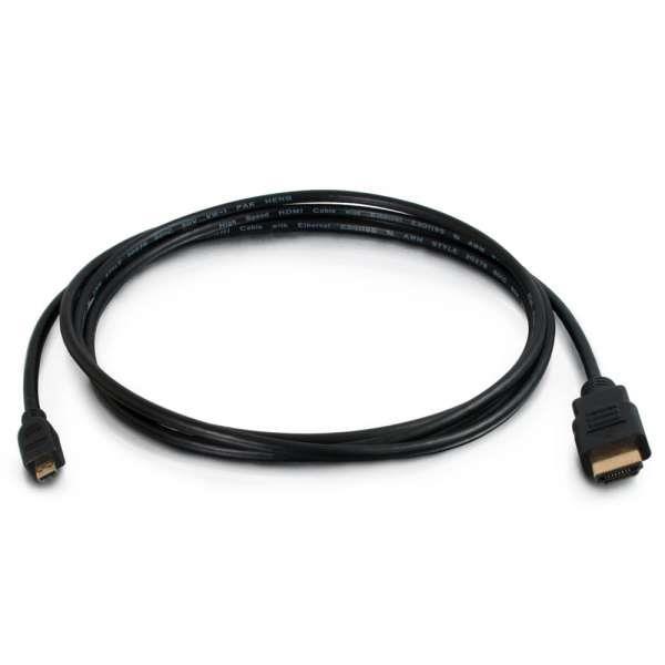 Кабель перехідник C2G HDMI micro на HDMI 0.5 м 10.2Gbps