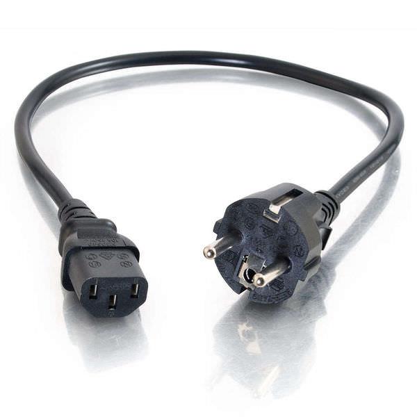 Кабель C2G C13 на CEE 7/7 0.5 м