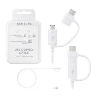 Кабель Samsung USB Combo Type-C & Micro USB, 1.5m White