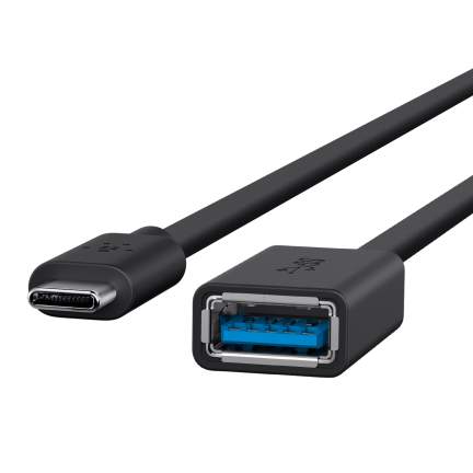 Кабель Belkin USB 3.0 (CM/AM) 0.14м, Black