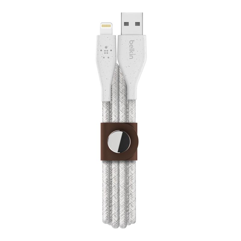Кабель Belkin DuraTek™ Plus Lightning to USB-A Cable, 1,2m, white