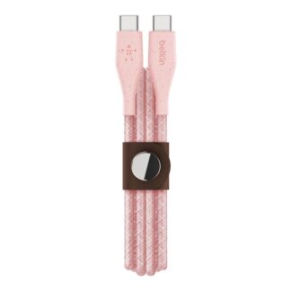 Кабель Belkin DuraTek Plus USB-C - USB-C, 1.2m, pink