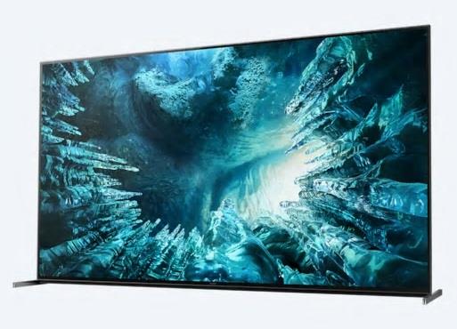 Телевiзор 75" LED 8K Sony KD75ZH8BR2 Smart, Android, Black