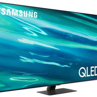 Телевiзор 50" QLED 4K Samsung QE50Q80AAUXUA Smart, Tizen, Gray
