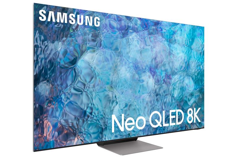 Телевiзор 65" Neo QLED 8K Samsung QE65QN900AUXUA Smart, Tizen, Silver